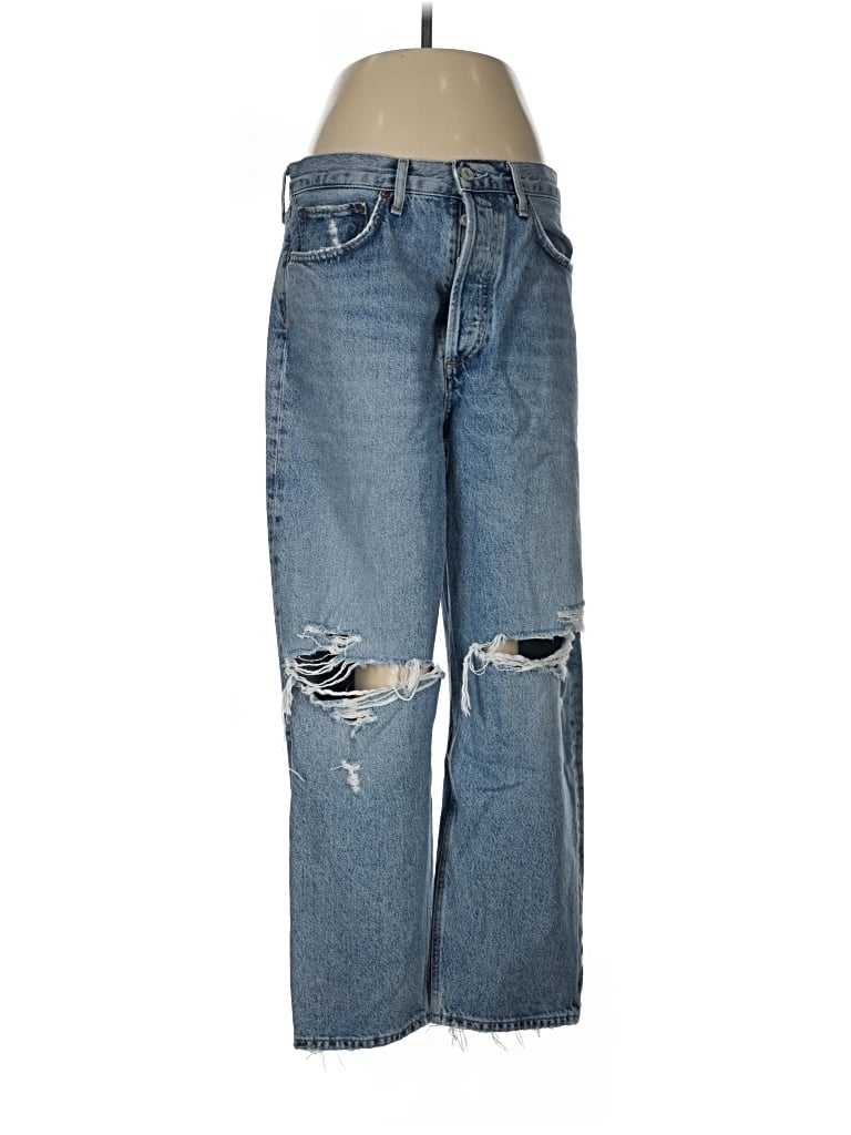 Pre-owned Agolde Jeans In Blue