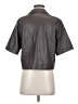 Apparis Metallic Gray Short Sleeve Blouse Size S - photo 2