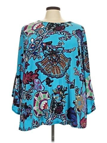Grace Elements 3/4 Sleeve Blouse (view 1)