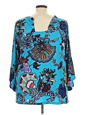 Grace Elements 3/4 Sleeve Blouse (view 2)