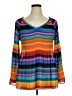 Melissa Paige 100% Polyester Teal Long Sleeve Blouse Size XL - photo 1