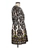 Bebop Print Black Cocktail Dress Size L - photo 4
