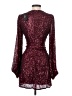 Lulus 100% Polyester Stars Burgundy Cocktail Dress Size S - photo 2