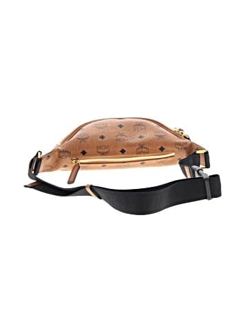 MCM Visetos Medium Fusten Belt Bag Cognac (view 2)