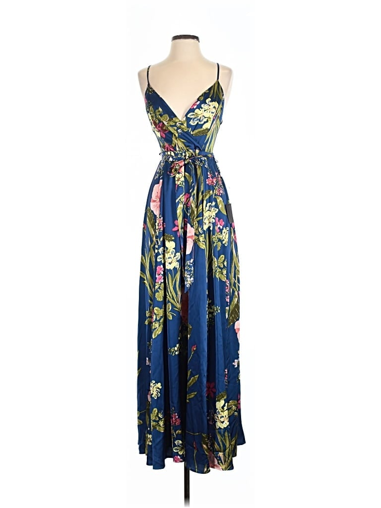 Pre-owned Lulus Cocktail Dress In Blue