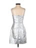 AMYLYNN Metallic Silver Cocktail Dress Size S - photo 2