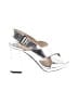 Prada Metallic Silver Sandals Size EU 35 - photo 1
