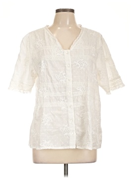 Forever That Girl For Anthropologie Short Sleeve Blouse