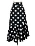 Pomelo 100% Polyester Polka Dots Black Formal Skirt Size XS - photo 1