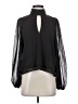 Lulus 100% Polyester Black Long Sleeve Blouse Size S - photo 1
