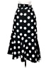 Pomelo 100% Polyester Polka Dots Black Formal Skirt Size XS - photo 2