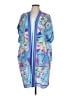 Gottex Floral Blue Kimono Size L - photo 1