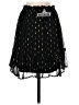 Angie 100% Rayon Stars Black Formal Skirt Size S - photo 2