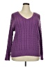 St. John's Bay Purple Pullover Sweater Size 2X - photo 1