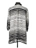 Chico's Stripes Silver 3/4 Sleeve Blouse Size Lg (2) - photo 2