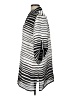 Chico's Stripes Silver 3/4 Sleeve Blouse Size Lg (2) - photo 5