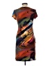 Bali Graphic Brown Cocktail Dress Size 10 - photo 2