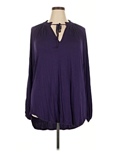 Melissa McCarthy Seven7 Long Sleeve Blouse (view 1)