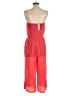 Lascana Solid Red Orange Jumpsuit Size L - photo 2