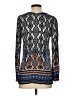 Hale Bob Blue Long Sleeve Blouse Size S - photo 2