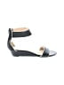 Nine West 100% Leather Black Wedges Size 6 - photo 1