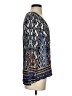 Hale Bob Blue Long Sleeve Blouse Size S - photo 4