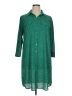 CAbi 100% Polyester Green Casual Dress Size XL - photo 1