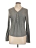 auden Gray Long Sleeve Top Size L - photo 1