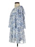 Pink Lily 100% Polyester Blue Casual Dress Size S - photo 5