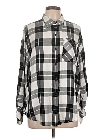 Express Long Sleeve Button-Down Shirt (view 1)
