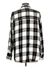 Express 100% Rayon Plaid Silver Long Sleeve Button-Down Shirt Size L - photo 2