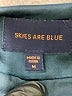 Skies Are Blue 100% Polyester Blue Blazer Size M - photo 6