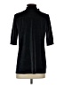 Ann Taylor LOFT Blue Black Short Sleeve Turtleneck Size S - photo 2