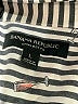 Banana Republic Stripes Silver Long Sleeve Blouse Size L - photo 7