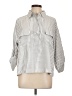 Max Studio Stripes Ivory 3/4 Sleeve Blouse Size L - photo 1