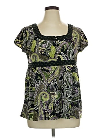 Apt. 9 Short Sleeve Blouse (view 1)
