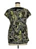 Apt. 9 Paisley Green Short Sleeve Blouse Size XL - photo 2
