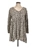 Billabong 100% Viscose Tan Long Sleeve Blouse Size L - photo 1