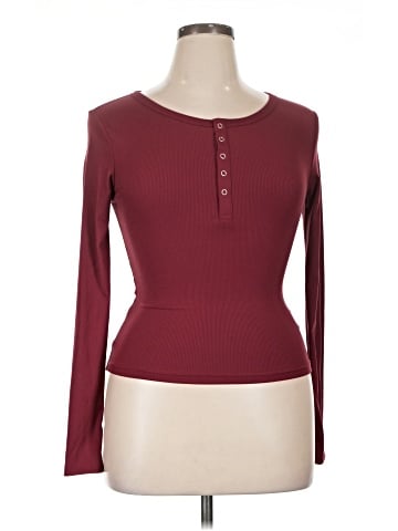 DAZY Long Sleeve Henley (view 1)