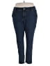 Lane Bryant Solid Blue Jeans Size 22 Plus (5) - photo 1