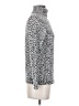 Charter Club 100% Cashmere Animal Print Silver Cashmere Pullover Sweater Size S - photo 4