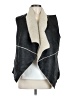 JACK 100% Polyester Gray Faux Fur Vest Size M - photo 1