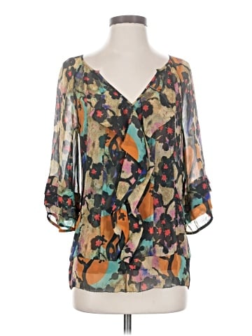 Diane von Furstenberg 3/4 Sleeve Silk Top (view 1)