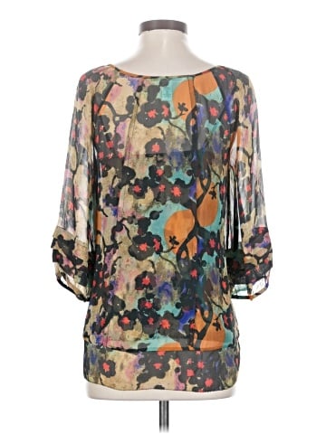Diane von Furstenberg 3/4 Sleeve Silk Top (view 2)