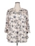 Assorted Brands Ivory 3/4 Sleeve Blouse Size XXL - photo 1