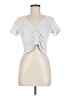 Wilfred Free Silver Short Sleeve Top Size M - photo 1