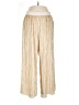 Elevenses Metallic Gold Casual Pants Size M - photo 1