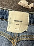 ONETEASPOON 100% Cotton Chevron-herringbone Blue Jeans Size 27 waist - photo 7