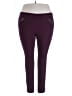 Jennifer Lopez Solid Purple Active Pants Size 18W - photo 1