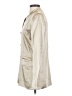 Carlisle Metallic Ivory Trenchcoat Size 4 - photo 5